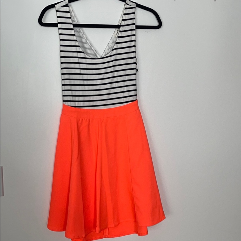 Open Back Skater Dress
